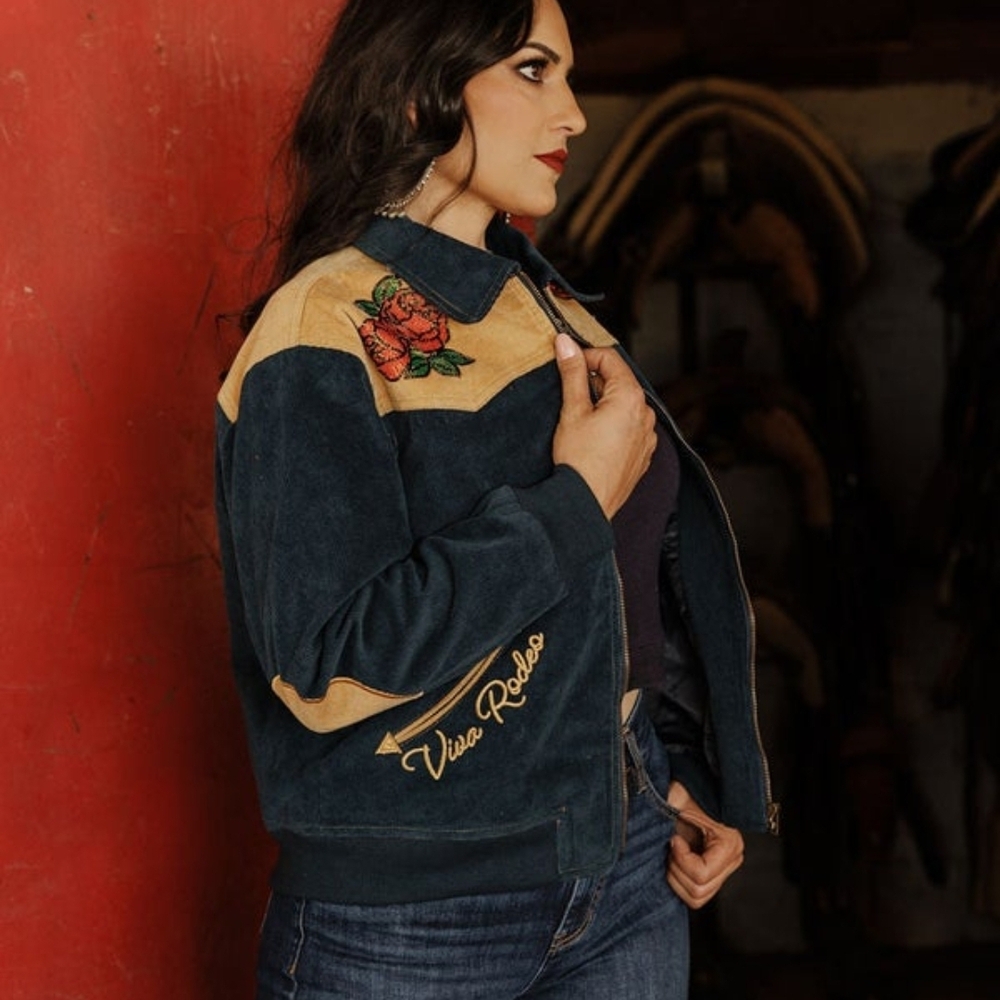 Rodeo Quimcy Viva Rodeo Corduroy Bomber Jacket - Picture 3 of 8